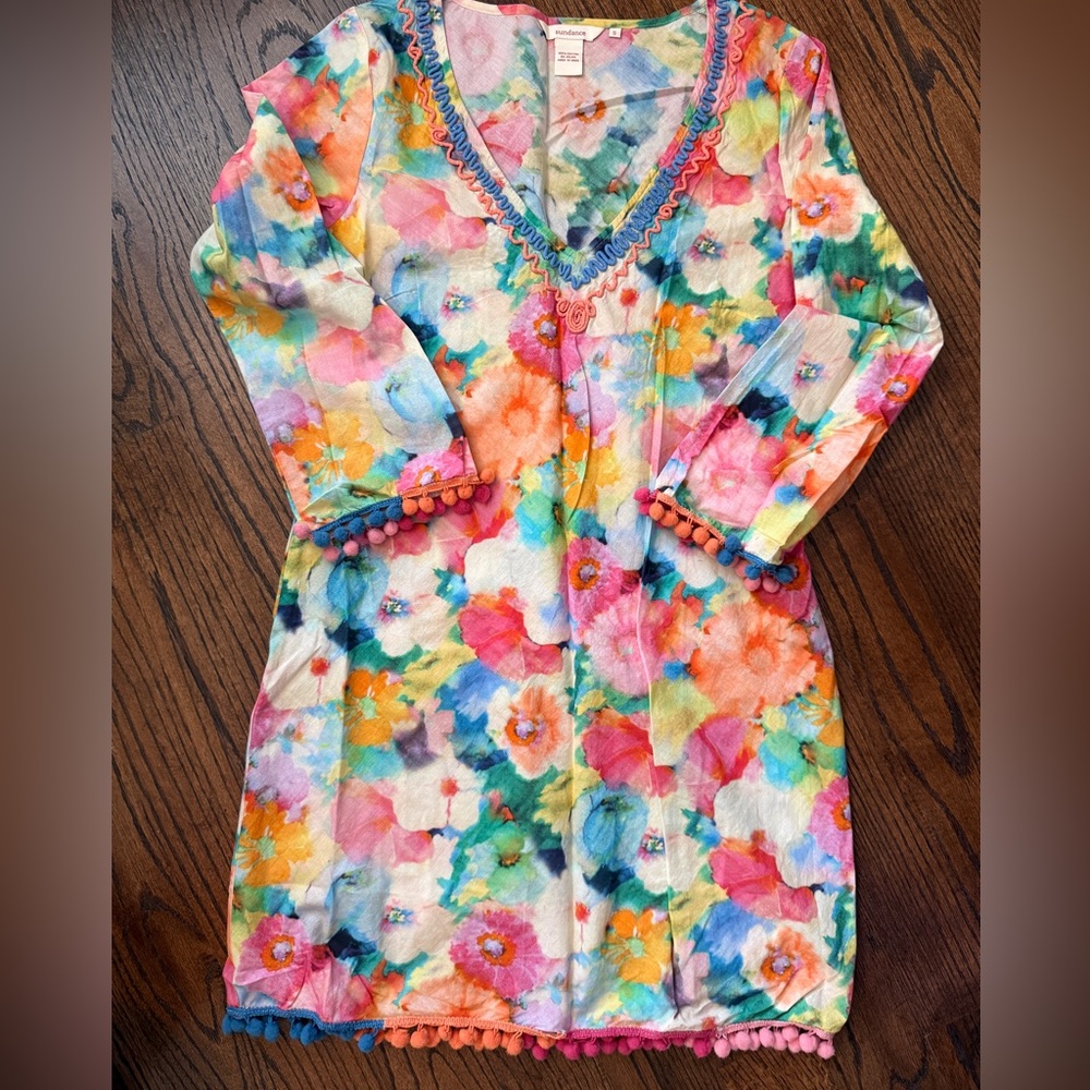 Sundance Beach Pom Pom coverup